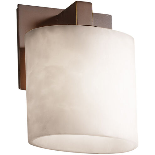 Clouds 1 Light 7 inch Dark Bronze ADA Wall Sconce Wall Light in Oval, Incandescent