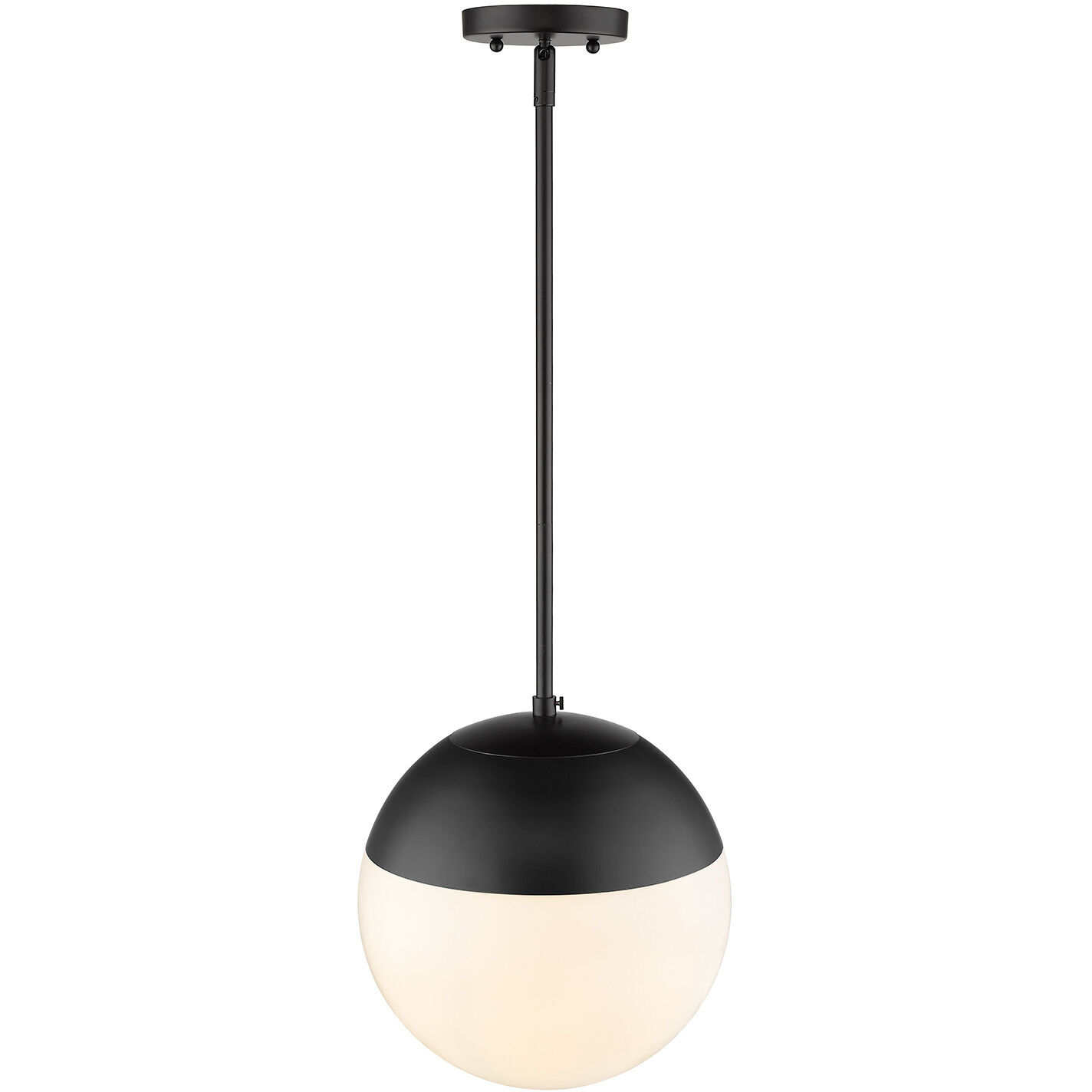 Dixon Pendant Ceiling Light in Matte Black, Large