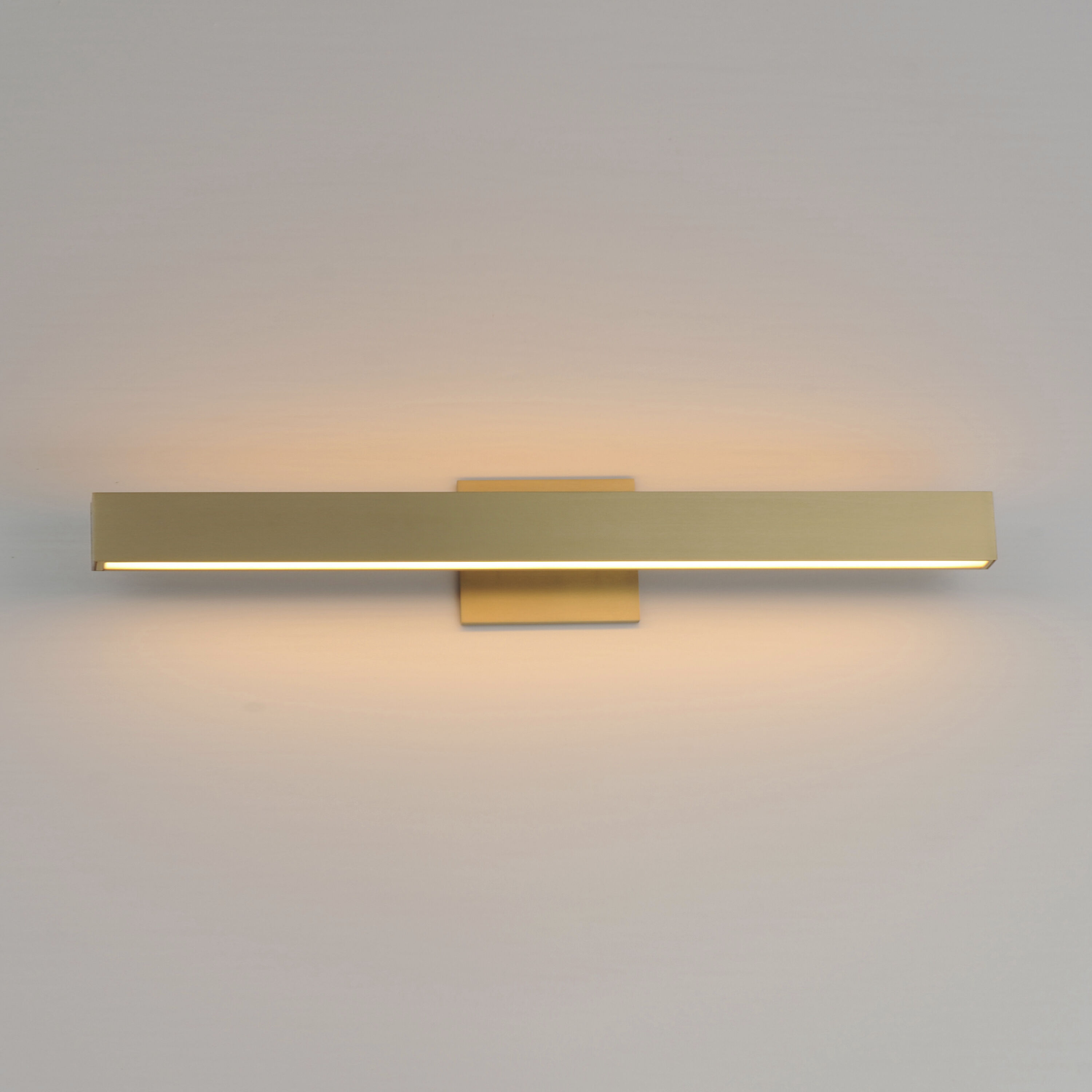 Alumilux Sideline LED 30 inch Satin Brass Bath Vanity Wall Light