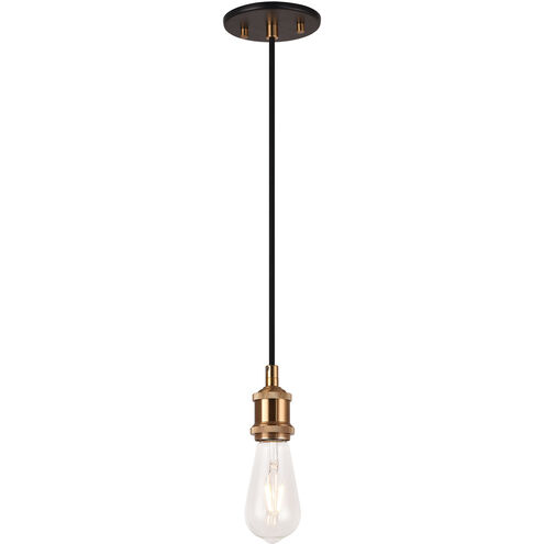 Bulstrode's Workshop 1 Light 2 inch Aged Gold Brass Pendant Ceiling Light