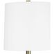 Logan 32.25 inch 150.00 watt Natural Brass Buffet Lamp Portable Light