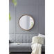 Wayne 31.5 X 31.5 inch Brown Wall Mirror