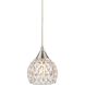 Kersey LED 5 inch Satin Nickel Pendant Ceiling Light