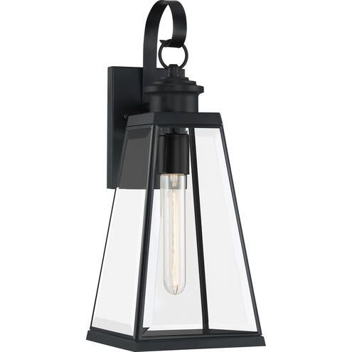 Paxton 1 Light 18 inch Matte Black Outdoor Wall Lantern