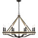 Sonoma 8 Light 34 inch Dark Bronze Chandelier Ceiling Light