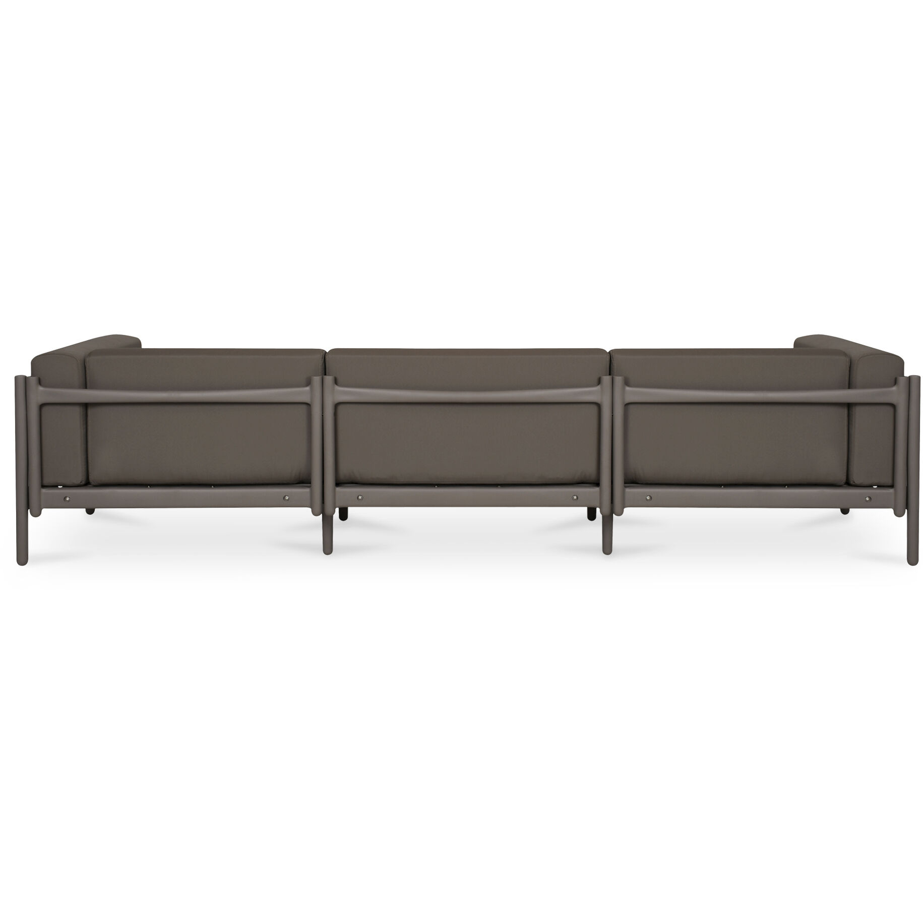 Suri Red Outdoor Sofa, 3-Seat