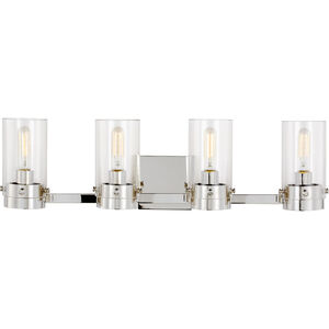 C&M by Chapman & Myers Garrett 4 Light 29.25 inch Bathroom Vanity Light