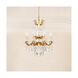 La Scala 8 Light 25 inch Heirloom Gold Chandelier Ceiling Light in Heritage, Heirloom Gold Cast