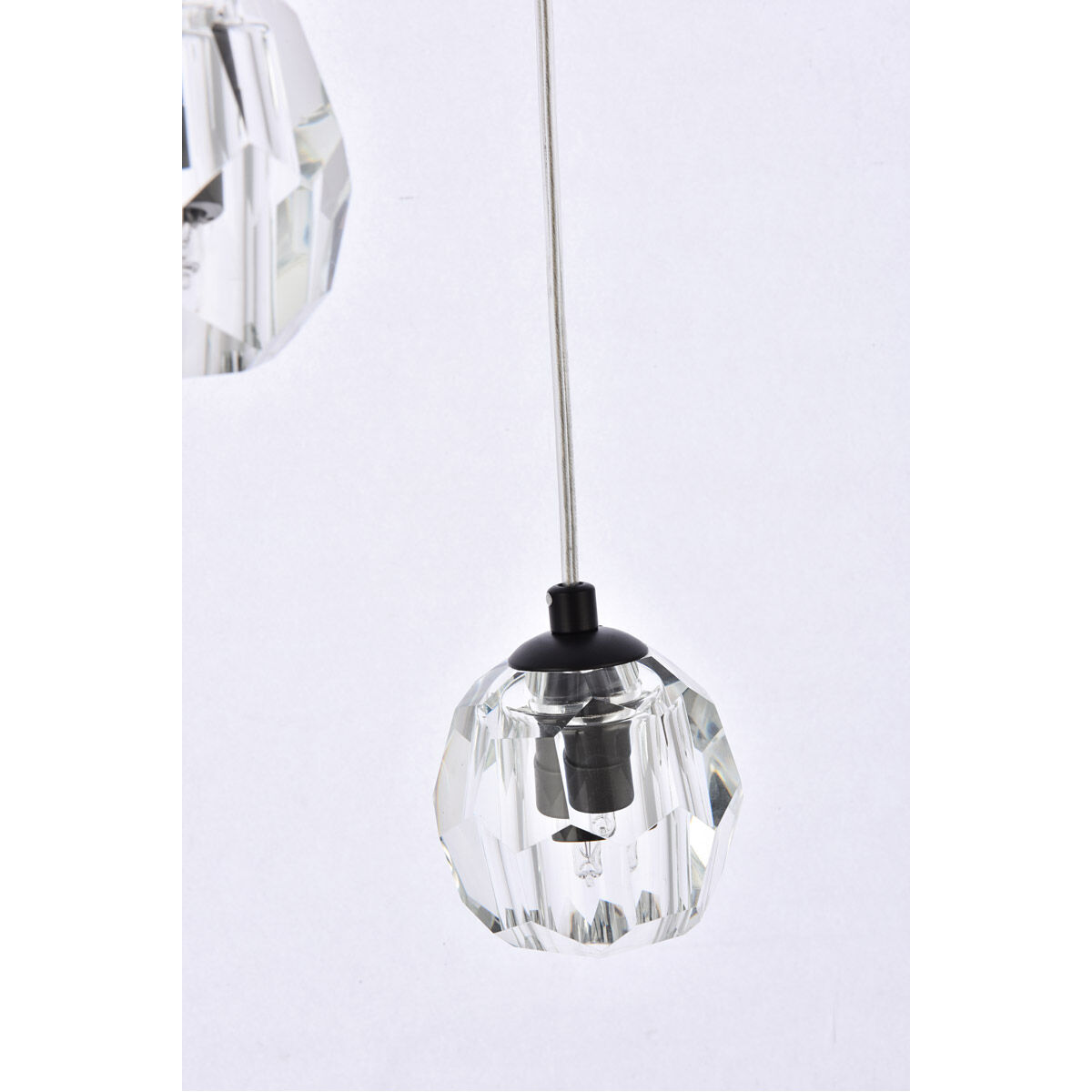 Eren 5 Light 11.8 inch Black Pendant Ceiling Light