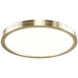 Stratos LED 11.88 inch Champagne Gold Ceiling Mount Ceiling Light