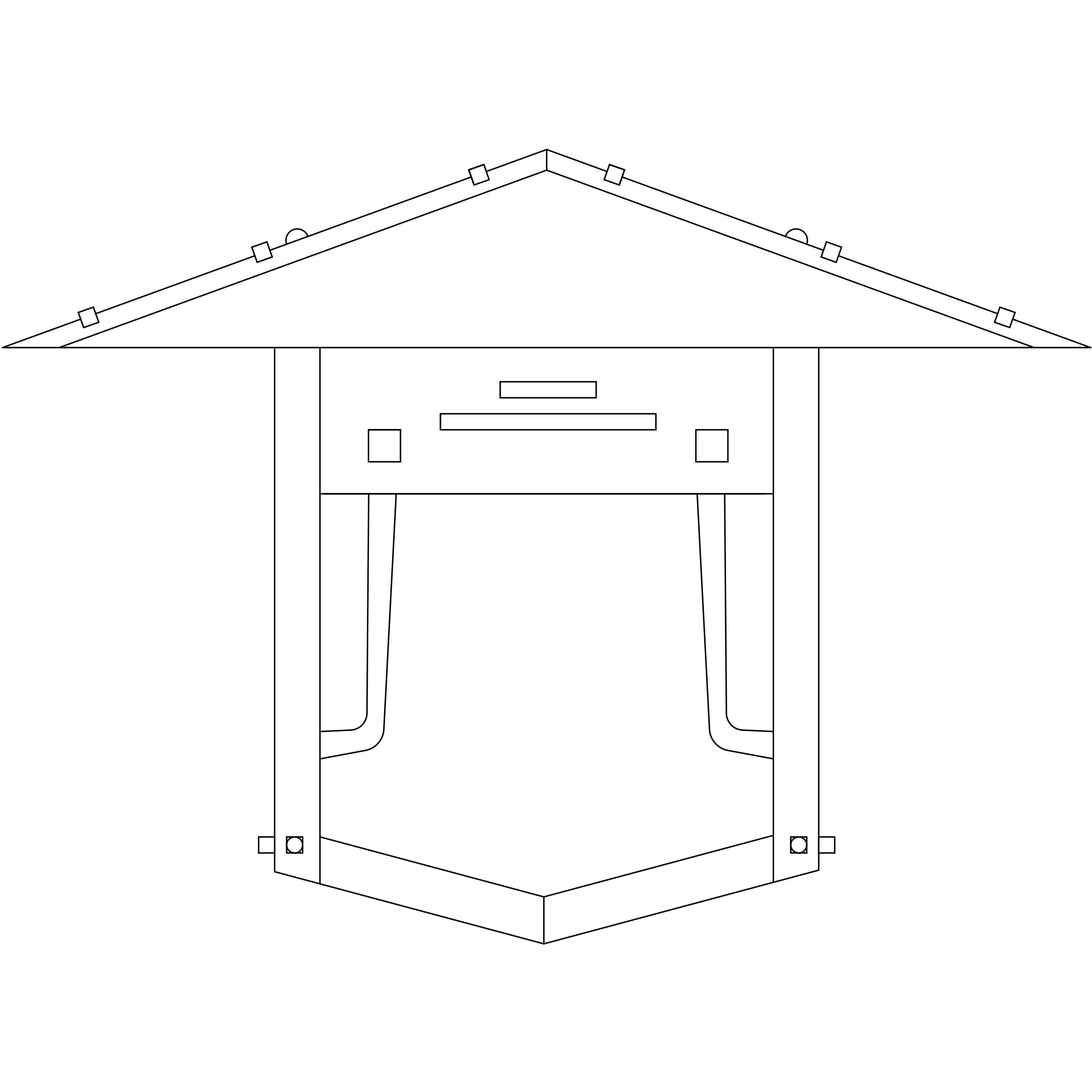 Pagoda 1 Light 6.5 inch Verdigris Patina Outdoor Wall Mount in Cream