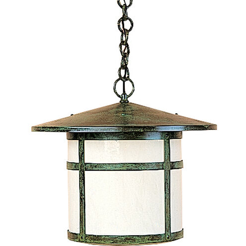 Berkeley 1 Light 17 inch Antique Copper Pendant Ceiling Light in Frosted