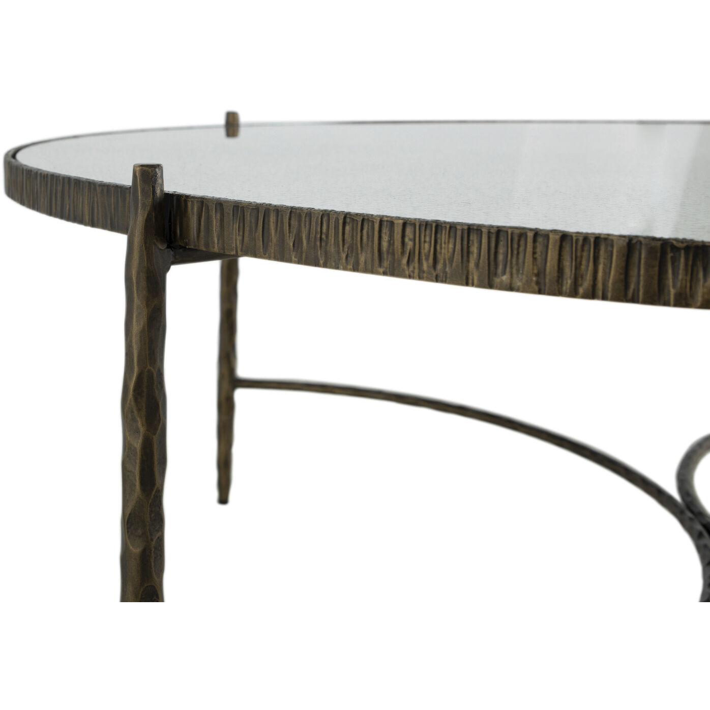 Lyra 42.25 X 42.25 inch Aged Brass Coffee Table