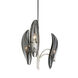 Sofia 3 Light 16.5 inch Silver Leaf Chandelier Ceiling Light