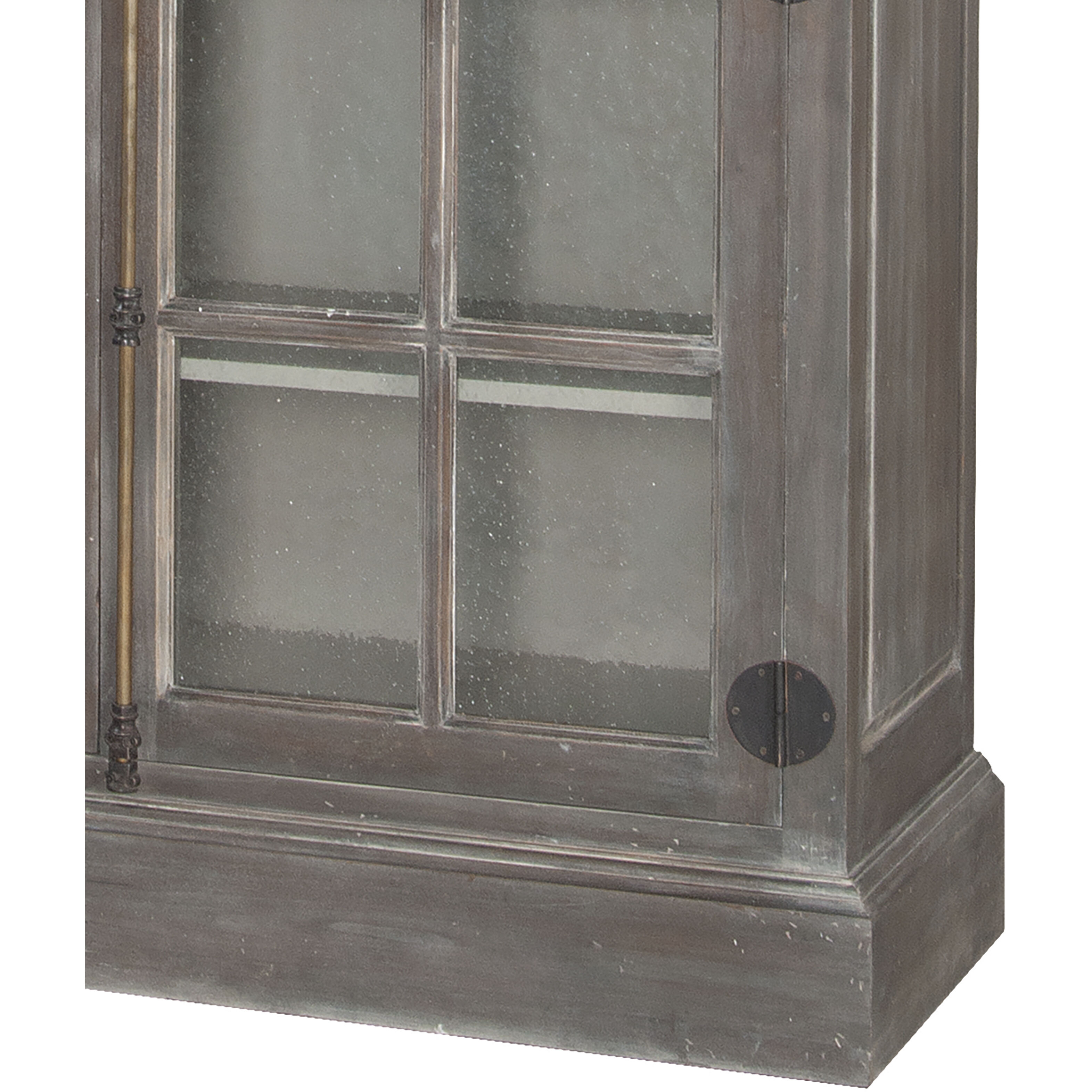 Manor Greige with Clear and Bronze Cabinet