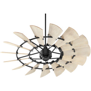 Windmill 60 inch Noir with Weathered Oak Blades Ceiling Fan