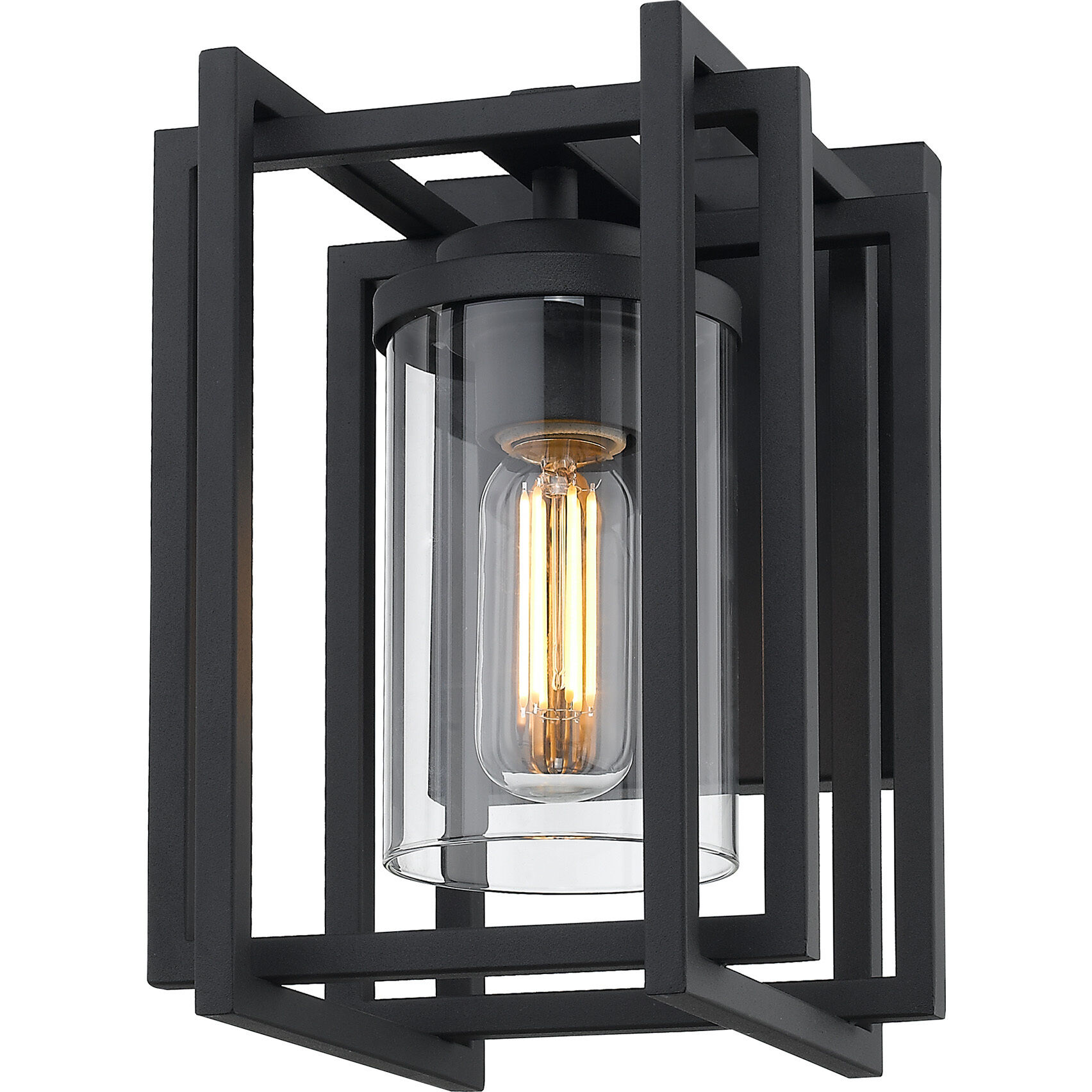 Tribeca 1 Light 11.25 inch Natural Black Outdoor Wall