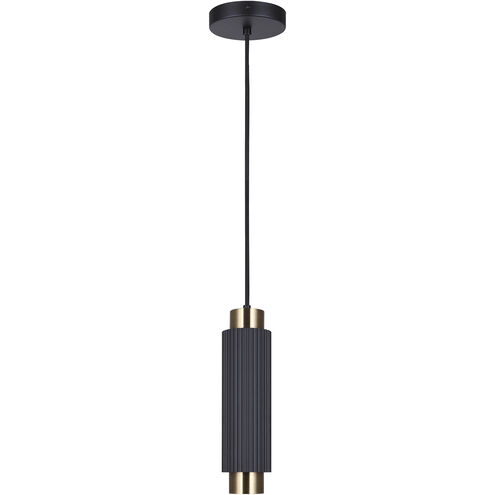Cohen 1 Light 4.75 inch Black/Gold Pendant Ceiling Light in Black And Gold