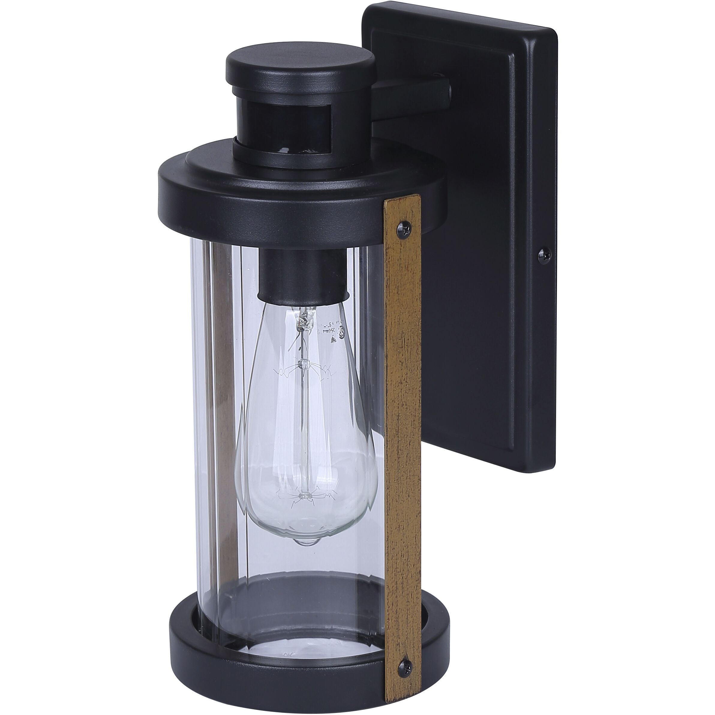 Maddox 1 Light 11.25 inch Black Outdoor Wall Lantern