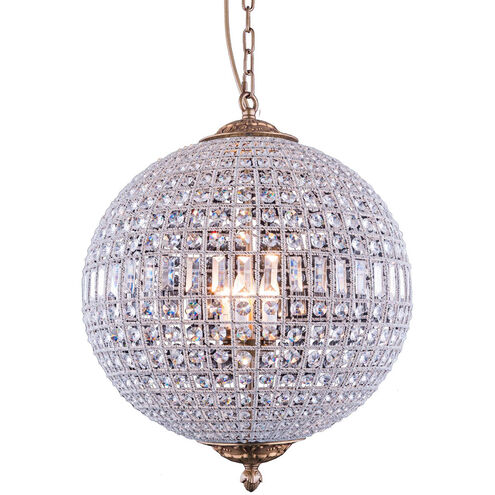 Olivia 5 Light 25 inch French Gold Pendant Ceiling Light, Urban Classic