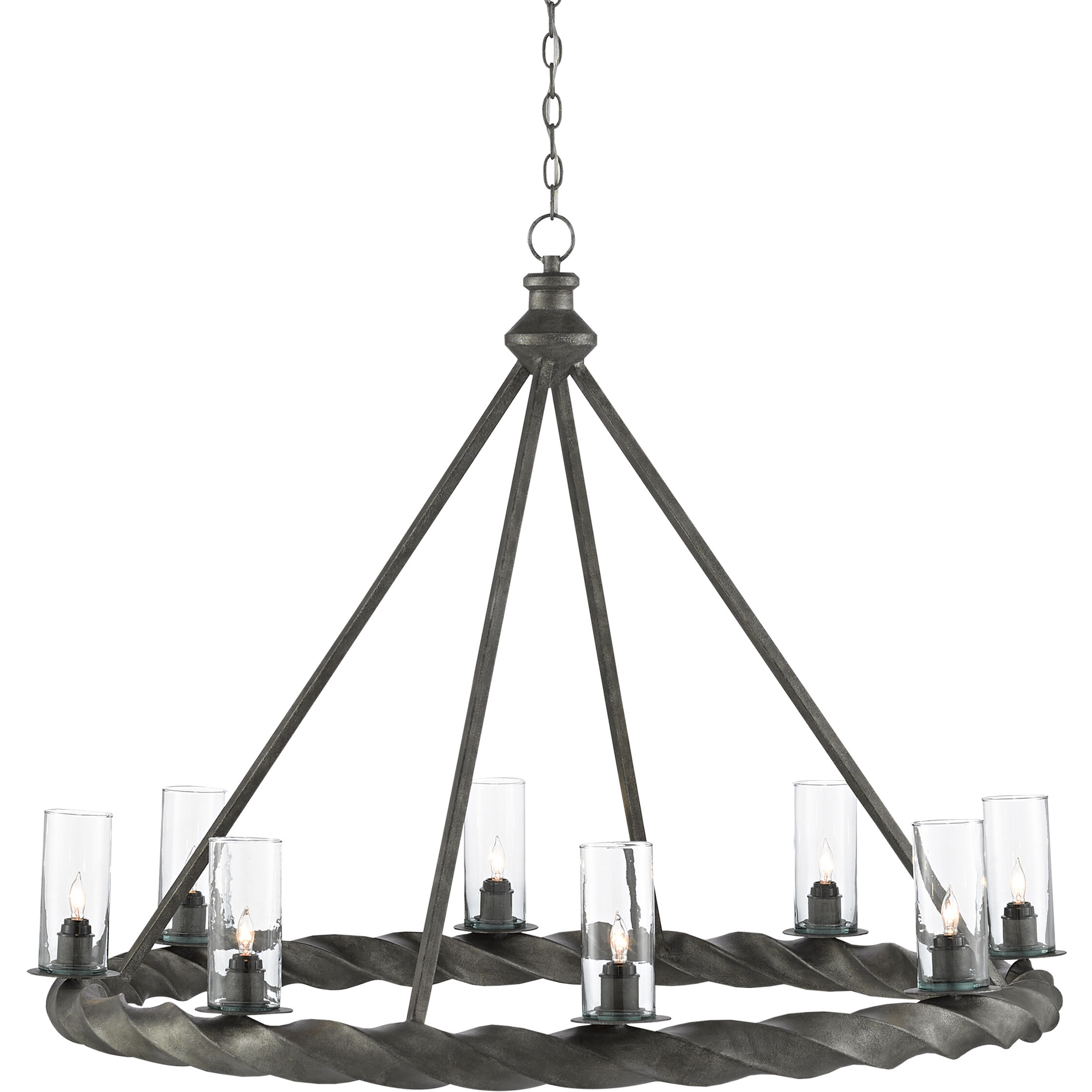 Orson 8 Light 45 inch Light Molé Chandelier Ceiling Light