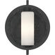 Halin 1 Light 9 inch Sand Coal Black Outdoor Wall Sconce