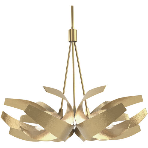 Corona 6 Light 26.9 inch Modern Brass Dining Pendant Ceiling Light