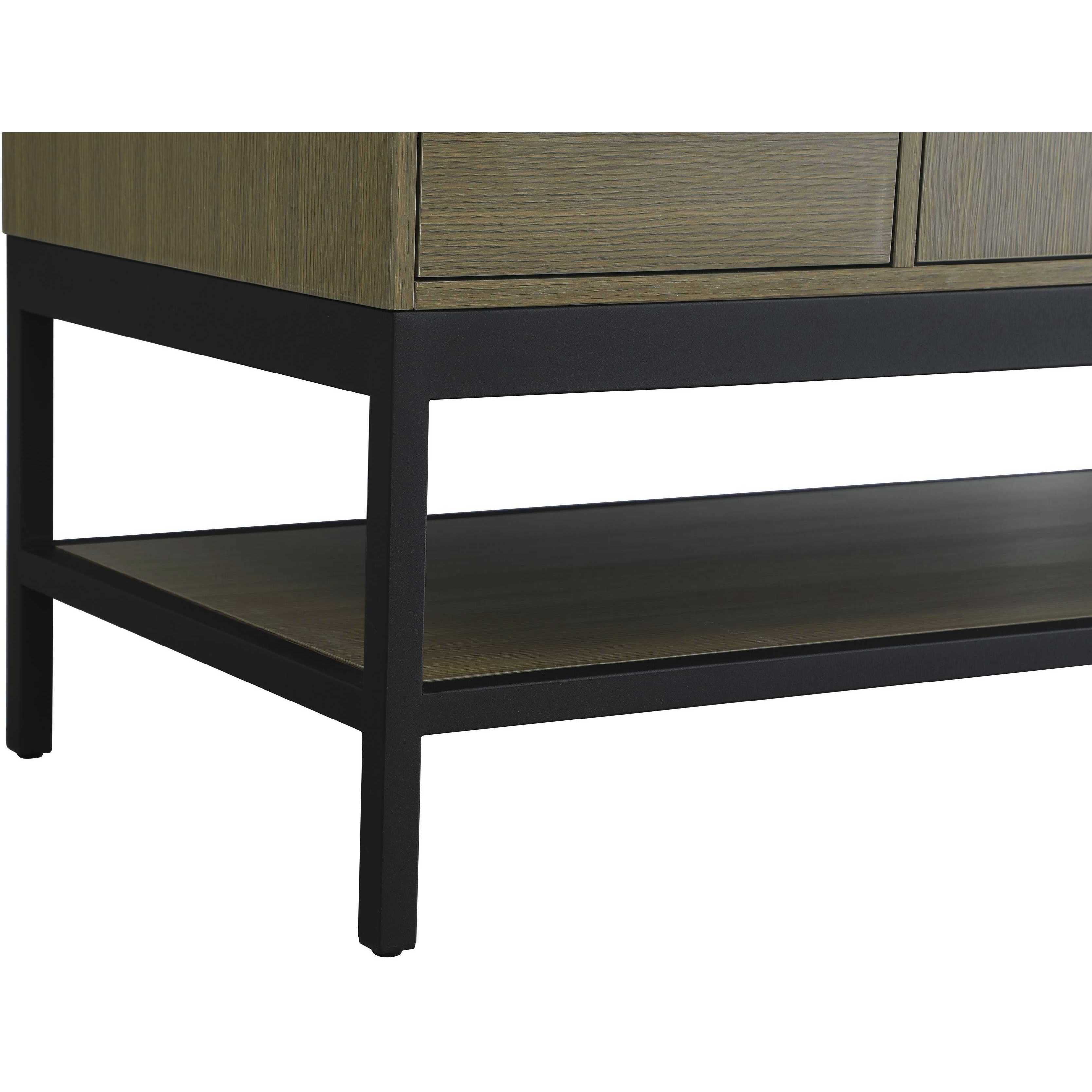 Lennox 60 X 34 inch Chestnut Brown Bathroom Vanity Cabinet