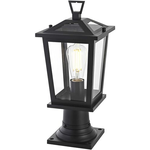 Cayman 1 Light 16.5 inch Black Outdoor Post Light