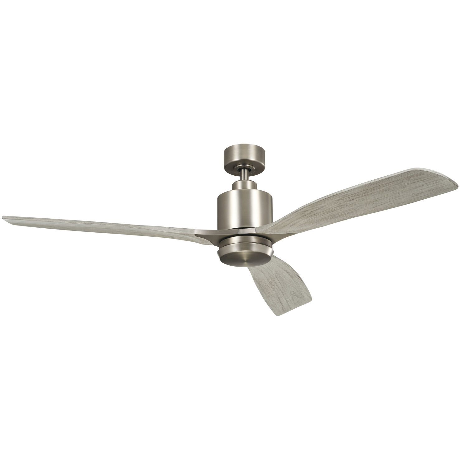 Ridley 60 inch Antique Pewter with Weathered White Walnut/Weathered White Walnut Blades Ceiling Fan