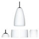 Riva 9 LED Black Cord Pendant Ceiling Light