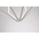 Canada LED 32 inch White Chandelier Ceiling Light