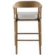 Estes 40.5 inch Pearl and Willow and Honey and Blackened Bronze Outdoor Bar Stool