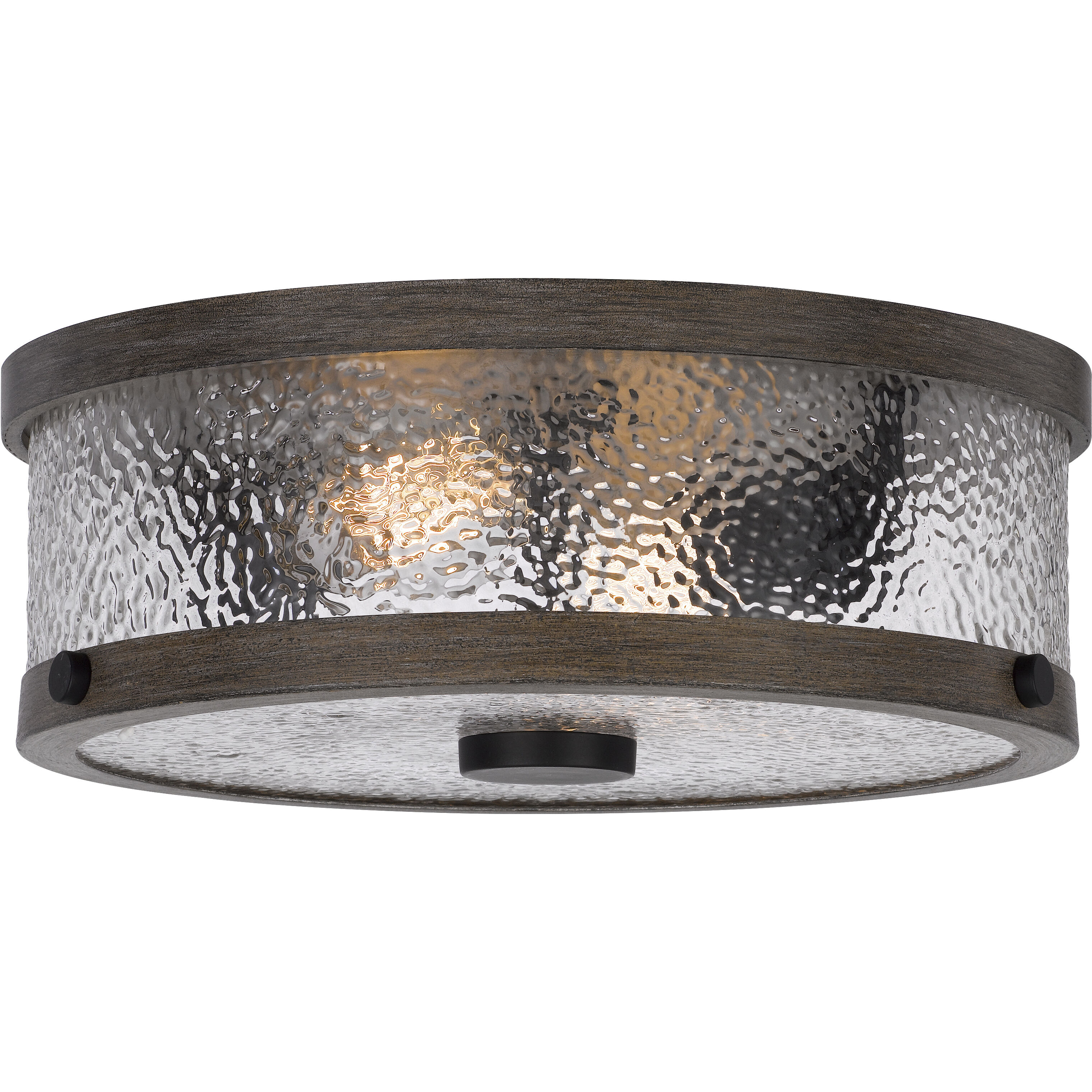 Mateo 2 Light 13 inch Drifted Wood Semi Flush Mount Ceiling Light