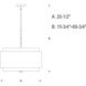 Burnaby LED 20.5 inch Matte Brass Pendant Ceiling Light