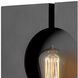 Lisa McDennon Ludlow 1 Light 10.5 inch Brushed Graphite Indoor Wall Sconce Wall Light