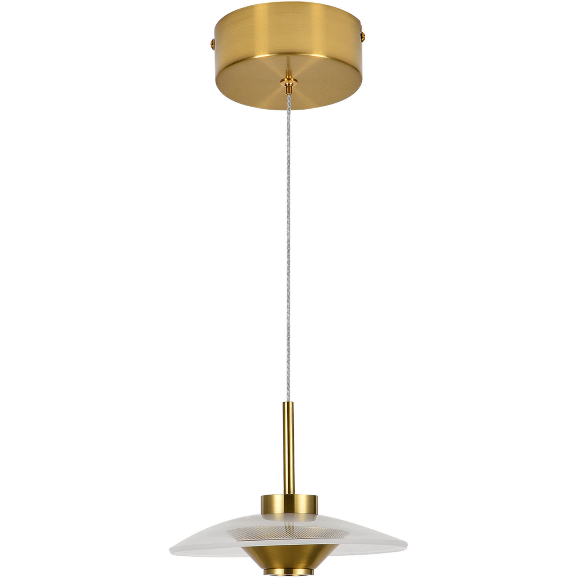 Ferrara Series 7.25 inch Antique Brass Pendant Ceiling Light, Artisan Collection