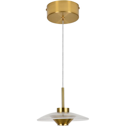 Ferrara Series 7 inch Antique Brass Pendant Ceiling Light, Artisan Collection