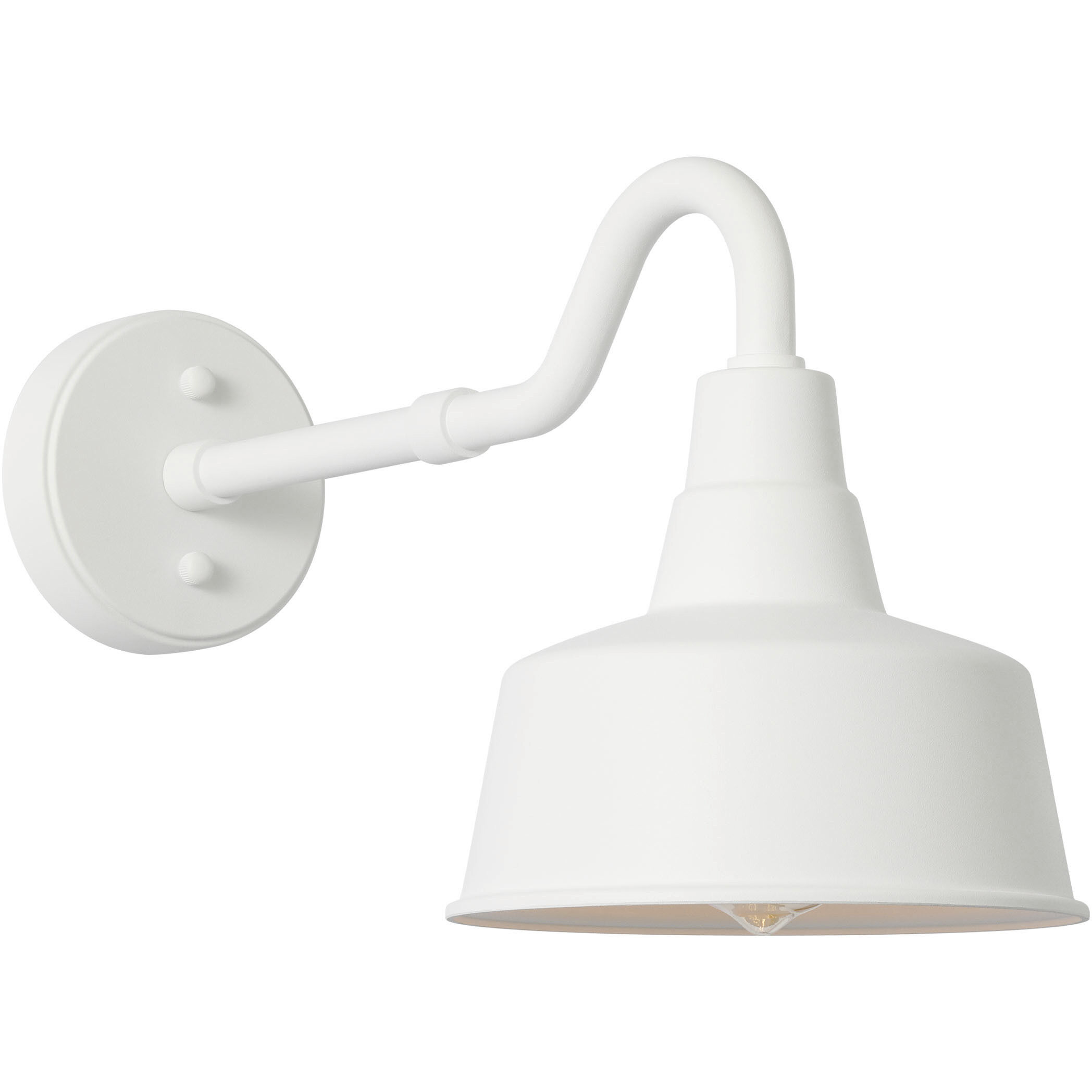 Sean Lavin Barn Light 1 Light 10 inch Outdoor Textured White Outdoor Wall Lantern