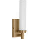 Coles LED 4.5 inch Satin Brass Vanity Light Wall Light