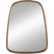 Wayne 37.4 X 27 inch Brown Wall Mirror