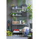 Terracotta Blue and White Outdoor Planter, Set of 4