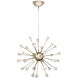 Impulse LED 24 inch Polished Gold Chandelier Ceiling Light, Orb