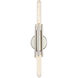 Torres 2 Light 2.25 inch Polished Nickel Bath Vanity Light Wall Light