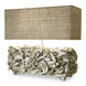 Lowcountry 60 watt Oyster Shell and Heirloom White Table Lamp Portable Light
