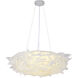 Canada LED 31 inch White Chandelier Ceiling Light