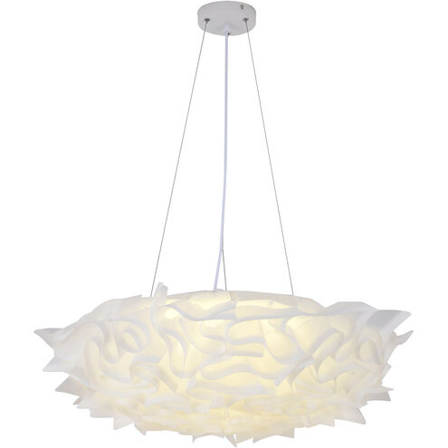 Canada LED 31 inch White Chandelier Ceiling Light