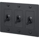 3G Toggle 120-277 Black Light Switch