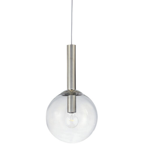 Bubbles 1 Light 10 inch Polished Nickel Pendant Ceiling Light