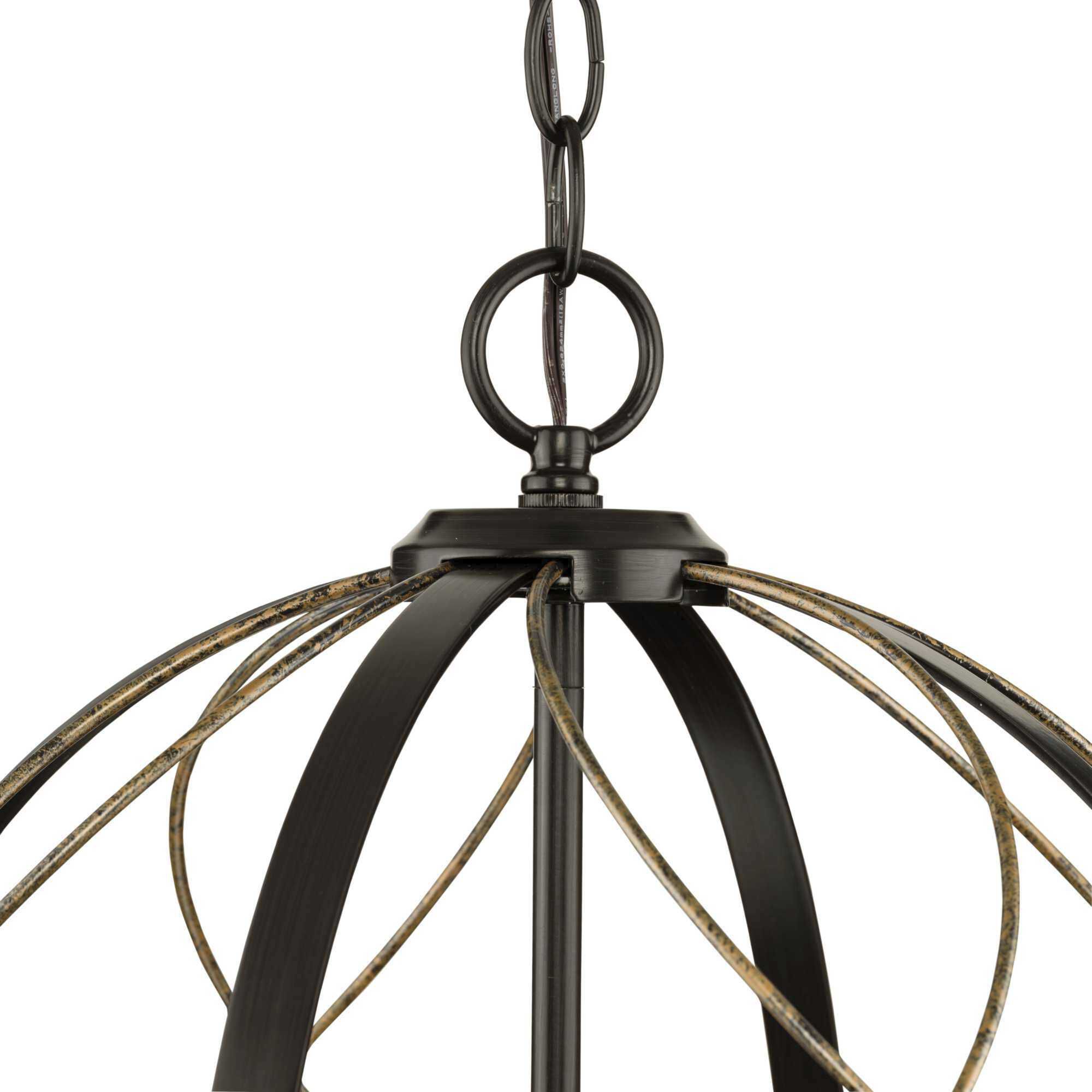 Brandywine 3 Light Antique Bronze Pendant Ceiling Light